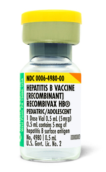 Recombivax HB® Hepatitis B Vaccine Pediatric / A .. .  .  